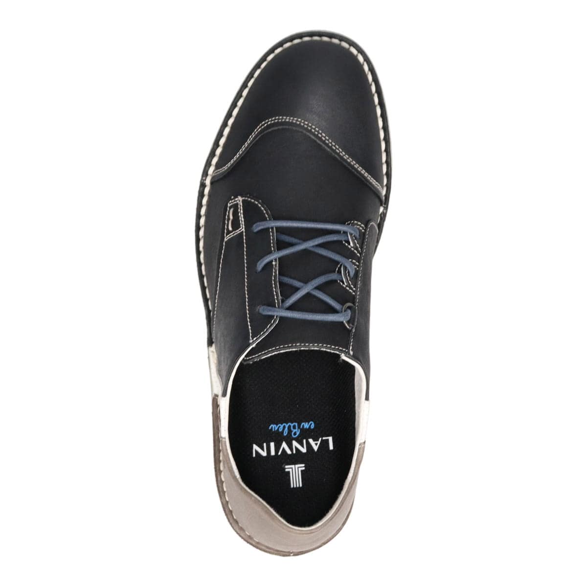 LANVIN en Bleu　レースアップ・カジュアルシューズ  86176 BLACK 25.0