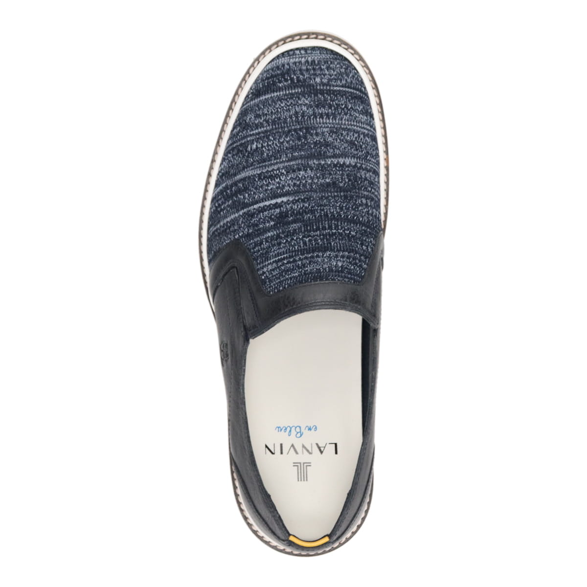 LANVIN en Bleu　スリッポンカジュアルシューズ  86470 NAVY 25.0