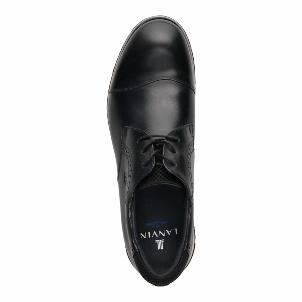 LANVIN en Bleu　スポーツＭＩＸ レースアップシューズ　86472 BLACK 25.0