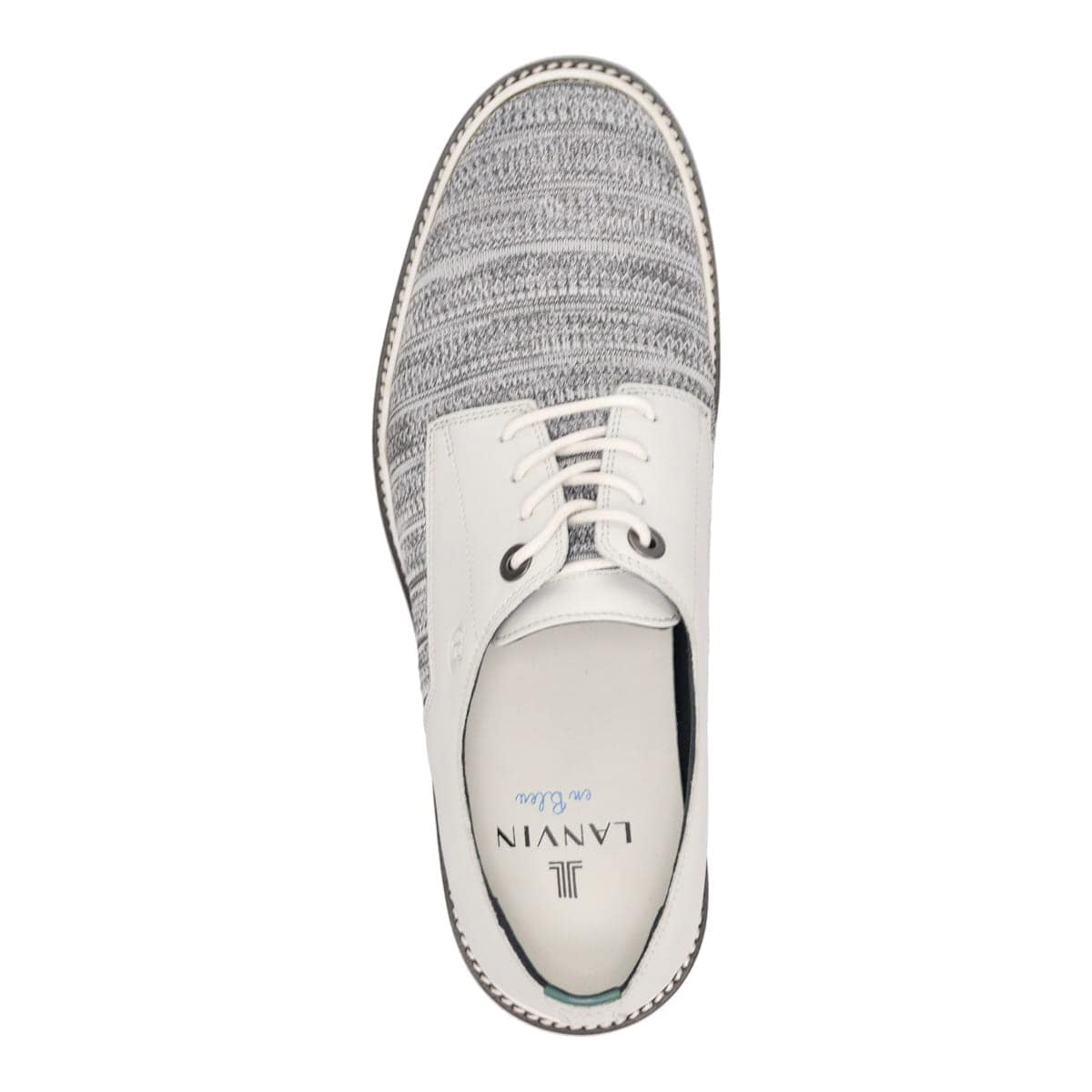 LANVIN en Bleu　レースアップ カジュアルシューズ  86475 WHITE 25.0