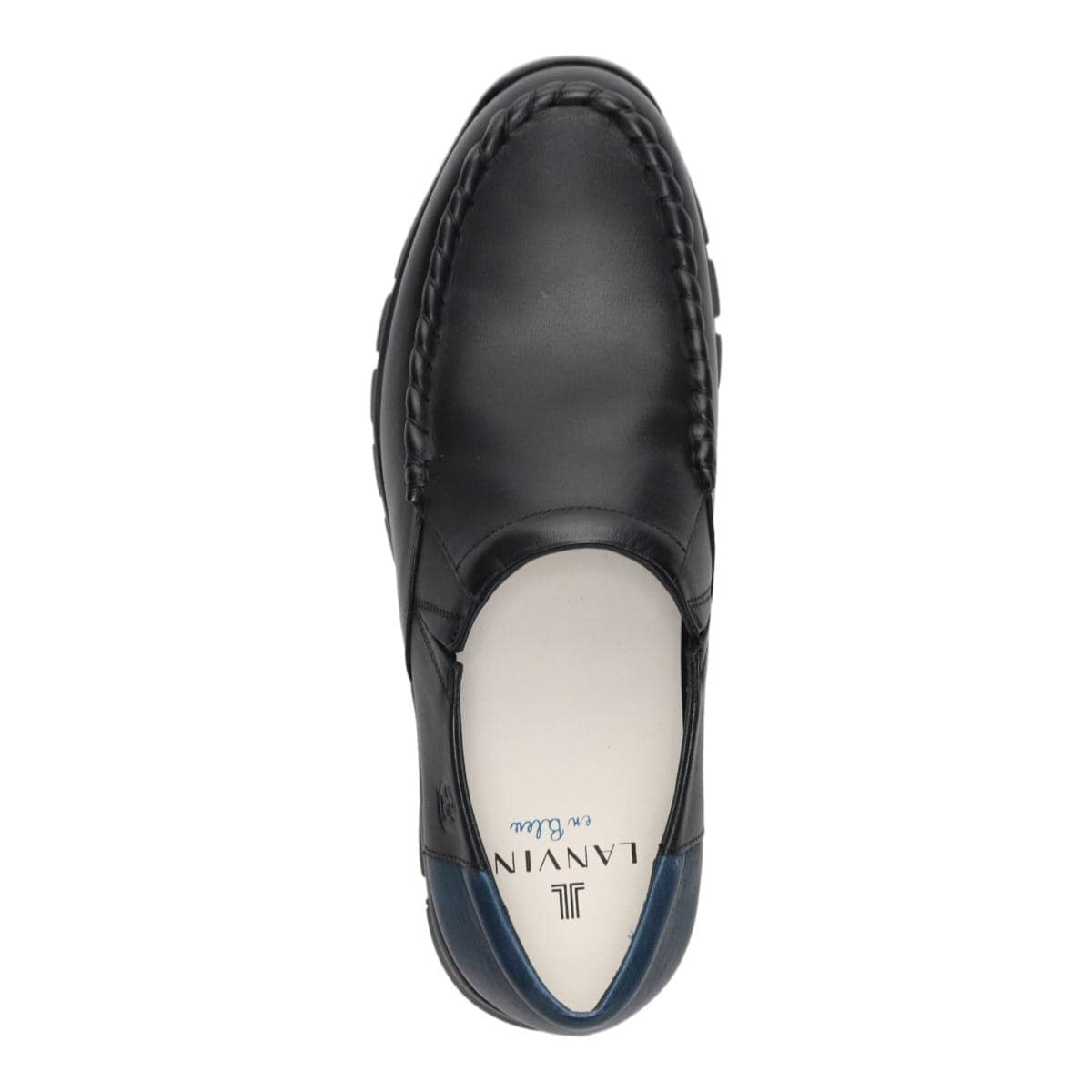 LANVIN en Bleu　スリッポンカジュアルシューズ  86495 BLACK 25.0