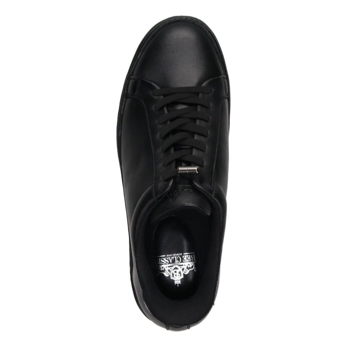 ビークラシック BEE CLASSIC　クイックフィット レザースニーカー　CB6050 BLACK 25.0