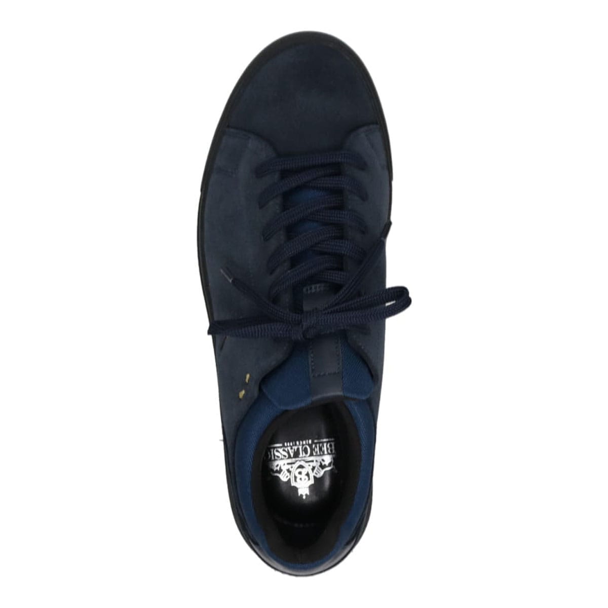 ビークラシック BEE CLASSIC　4cm4時間防水仕様 レザースニーカー　CB6055H NAVY-VELOURS 25.0