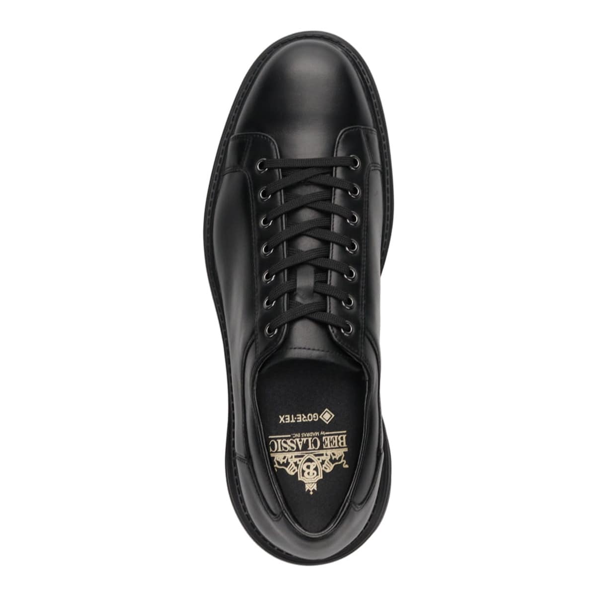 ビークラシック BEE CLASSIC 【GORE-TEX】ゴアテックス レースアップビジカジシューズ  CB7023G BLACK 25.0