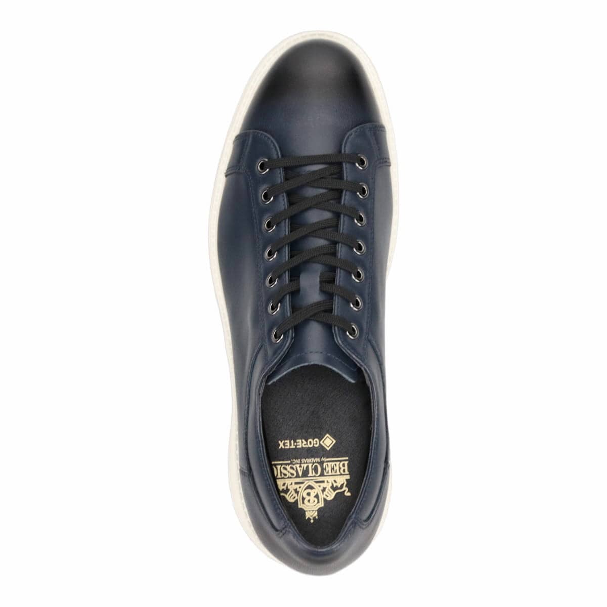 ビークラシック BEE CLASSIC 【GORE-TEX】ゴアテックス レースアップビジカジシューズ  CB7023G NAVY 25.0