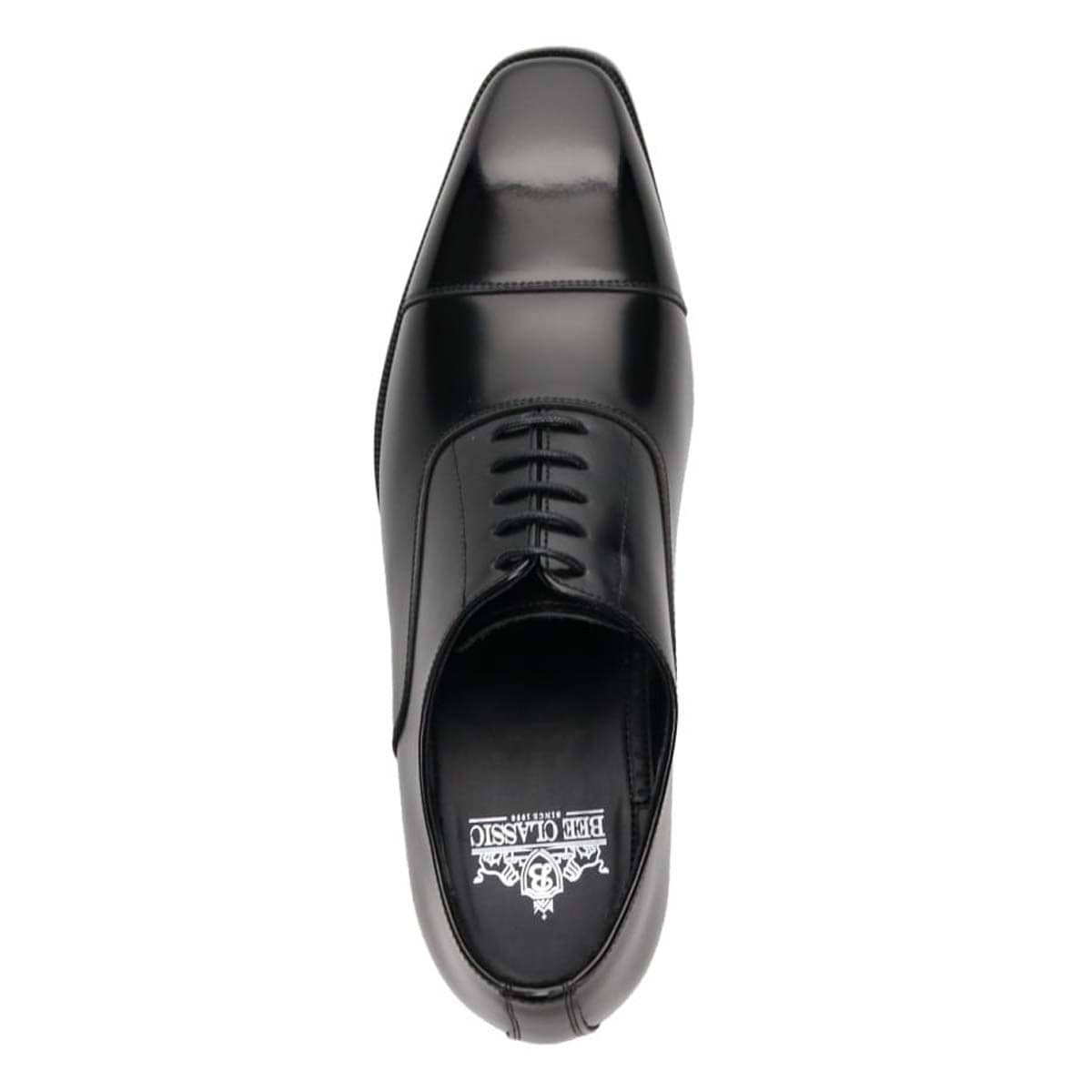 ビークラシック BEE CLASSIC　内羽根ストレートチップビジネスシューズ　CB8601 BLACK 25.0