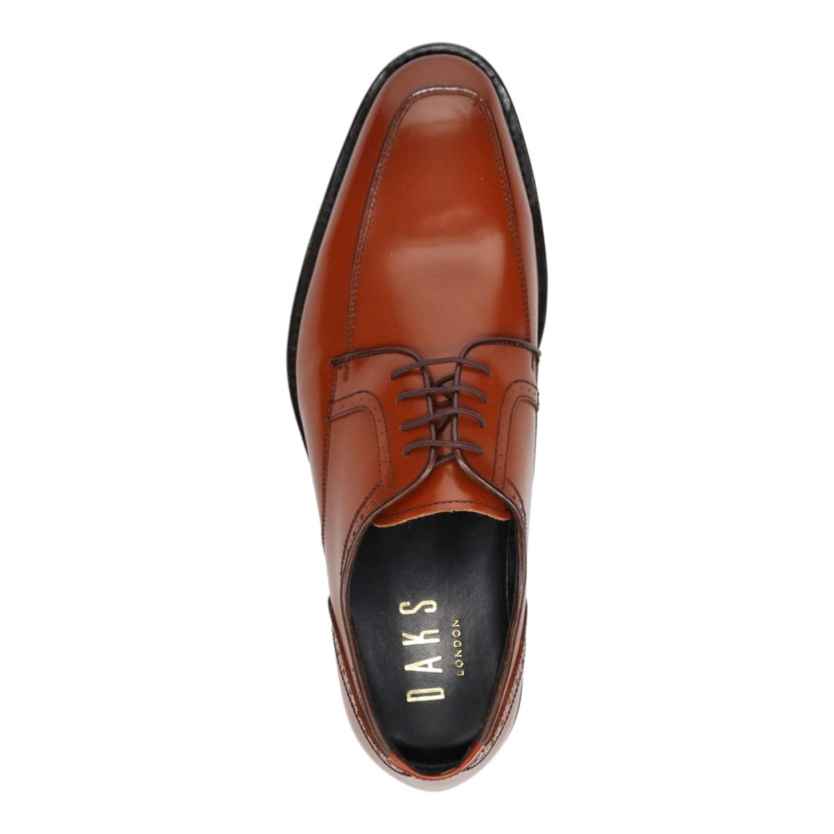 DAKS　外羽根Uチップ・ビジネスシューズ　DA1727 COGNAC 25.0