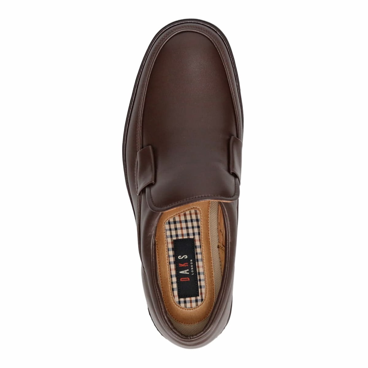 DAKS モカシンカジュアルスリップオンシューズ DA2004 D-BROWN 25.0