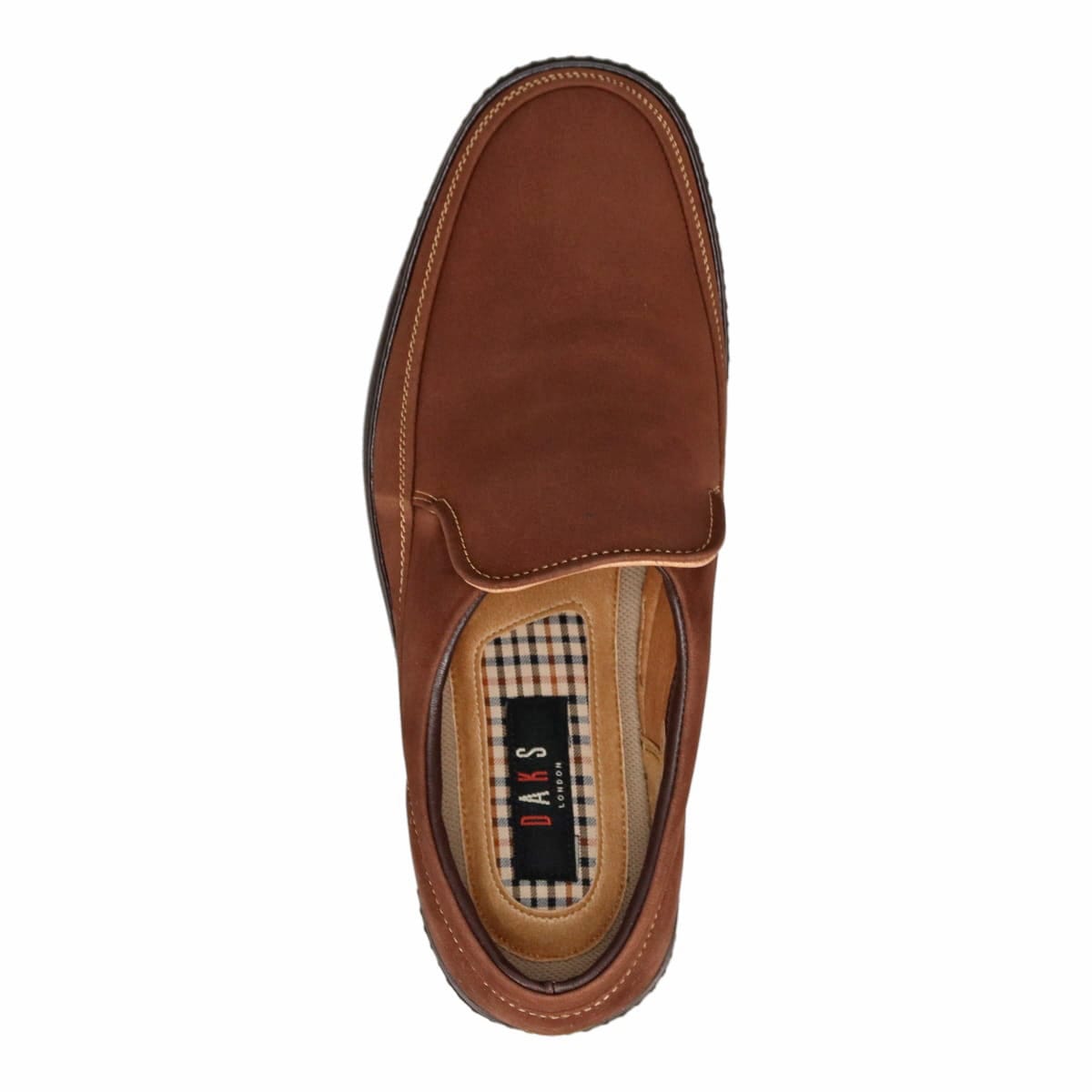 ダックス DAKS ふんわり柔らかな足当たり！DAKSスリッポンシューズ DA2107 D-BROWN-N 25.0