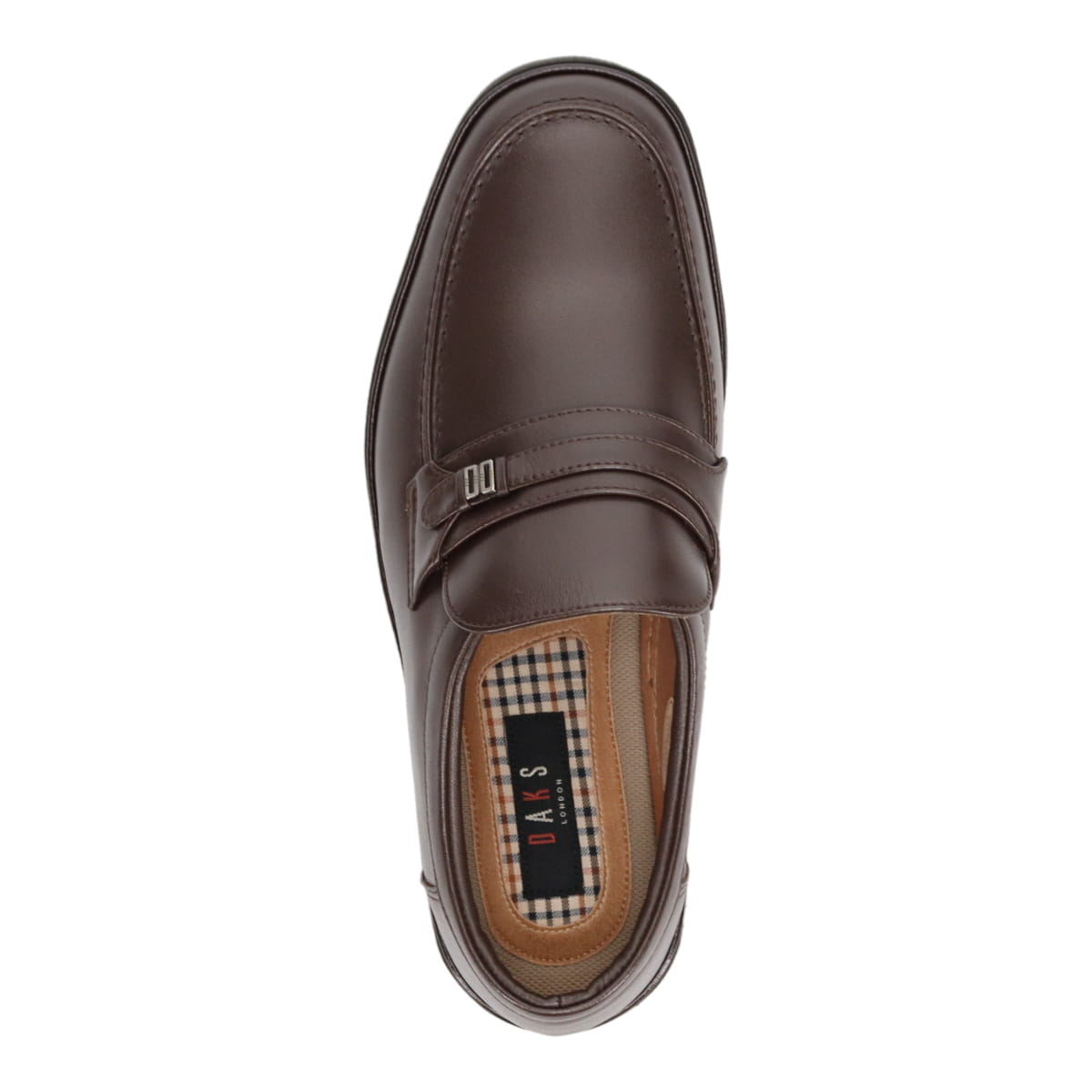 DAKS ベルトスリップオン・ビジカジシューズ DA2127 D-BROWN 25.0
