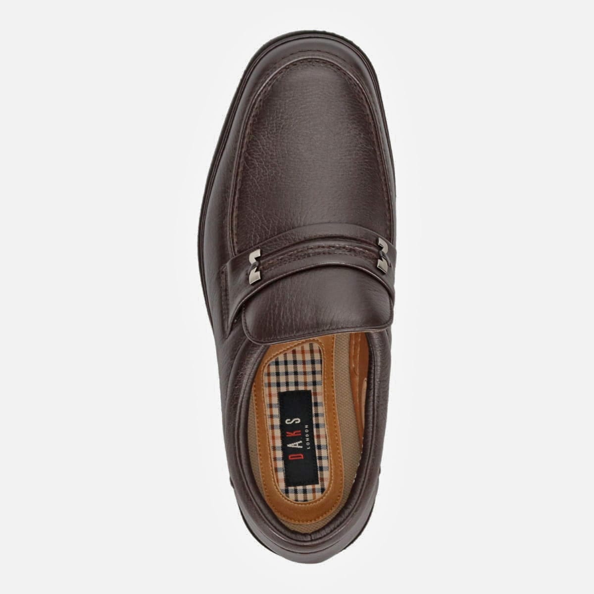 DAKS ベルトスリップオン・ビジカジシューズ DA2128 D-BROWN 25.0