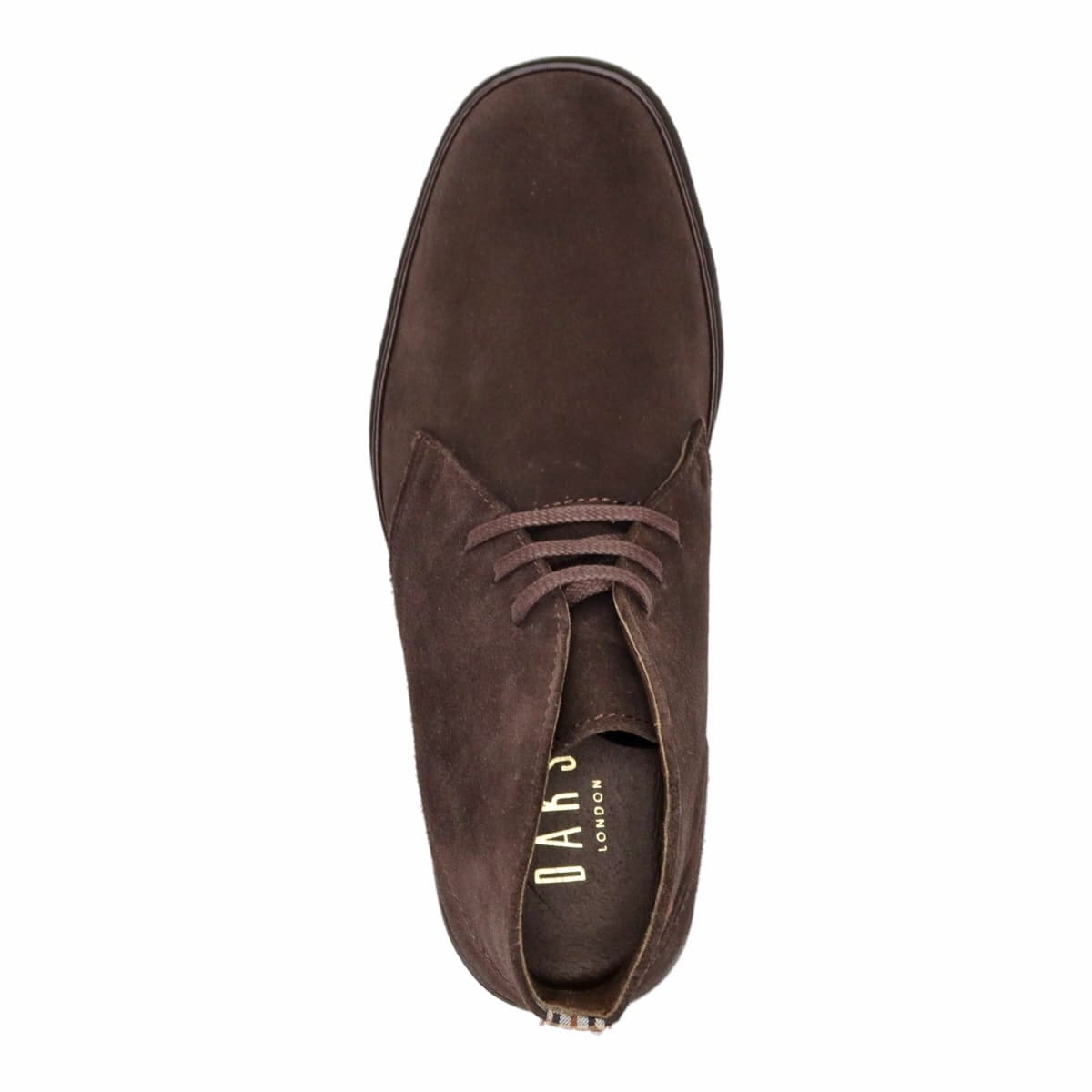 DAKS　レースアップ・ドレスブーツ DA2148 D-BROWN-VELOURS 25.0