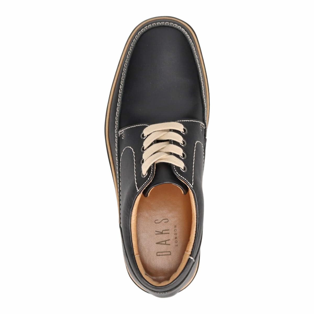 DAKS レースアップ・カジュアルシューズ DA2317 BLACK 25.0