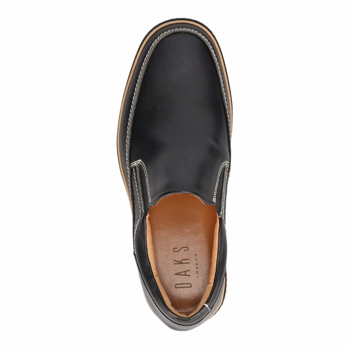 DAKS スリップオン・カジュアルシューズ DA2318 BLACK 25.0