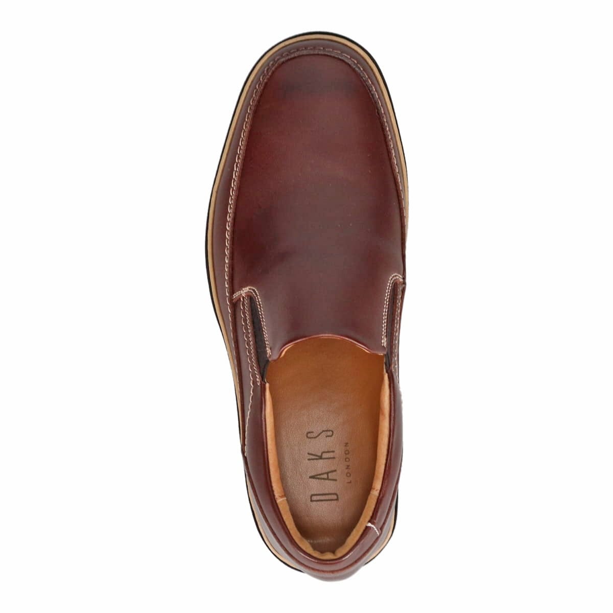 DAKS スリップオン・カジュアルシューズ DA2318 D-BROWN 25.0