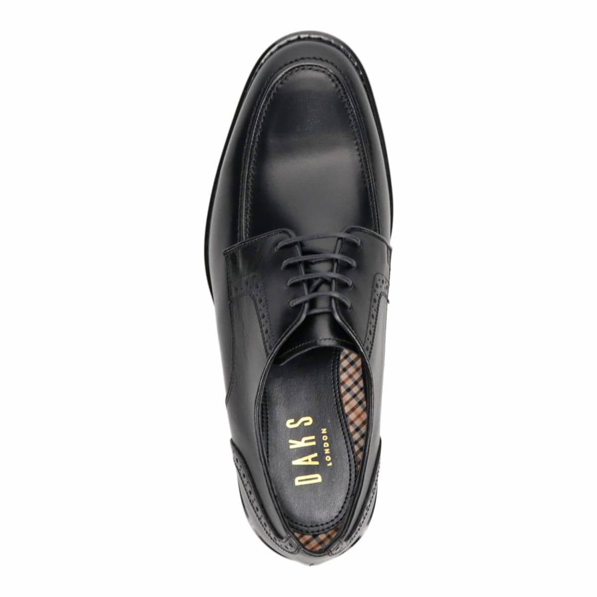 DAKS　外羽根Uチップ・ビジネスシューズ DA2510 BLACK 25.0