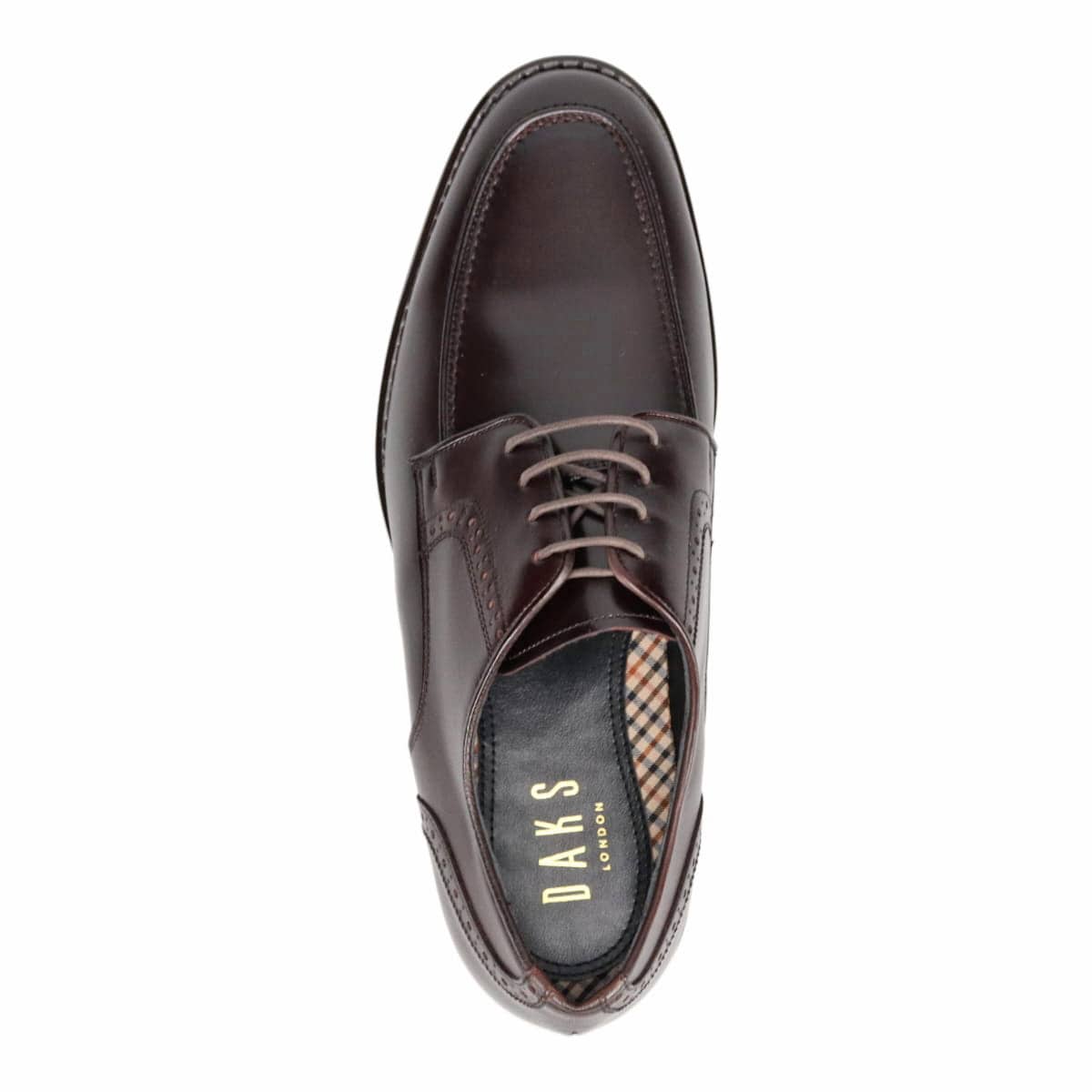 DAKS　外羽根Uチップ・ビジネスシューズ DA2510 D-BROWN 25.0
