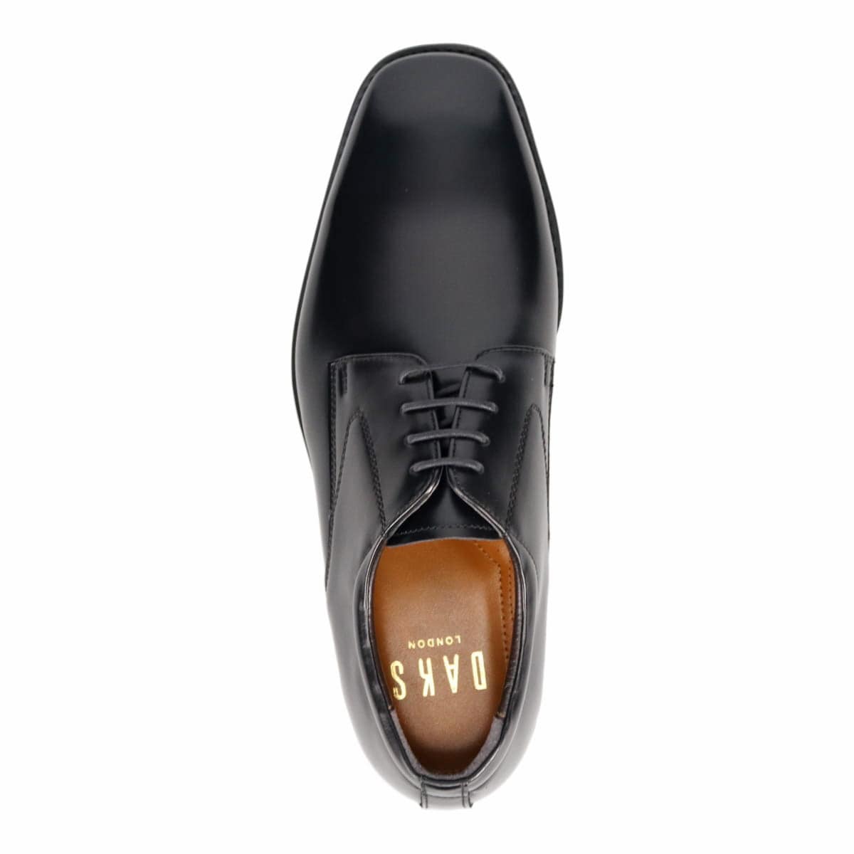 DAKS　外羽根プレーントウ・ビジネスシューズ DA2714 BLACK 25.0