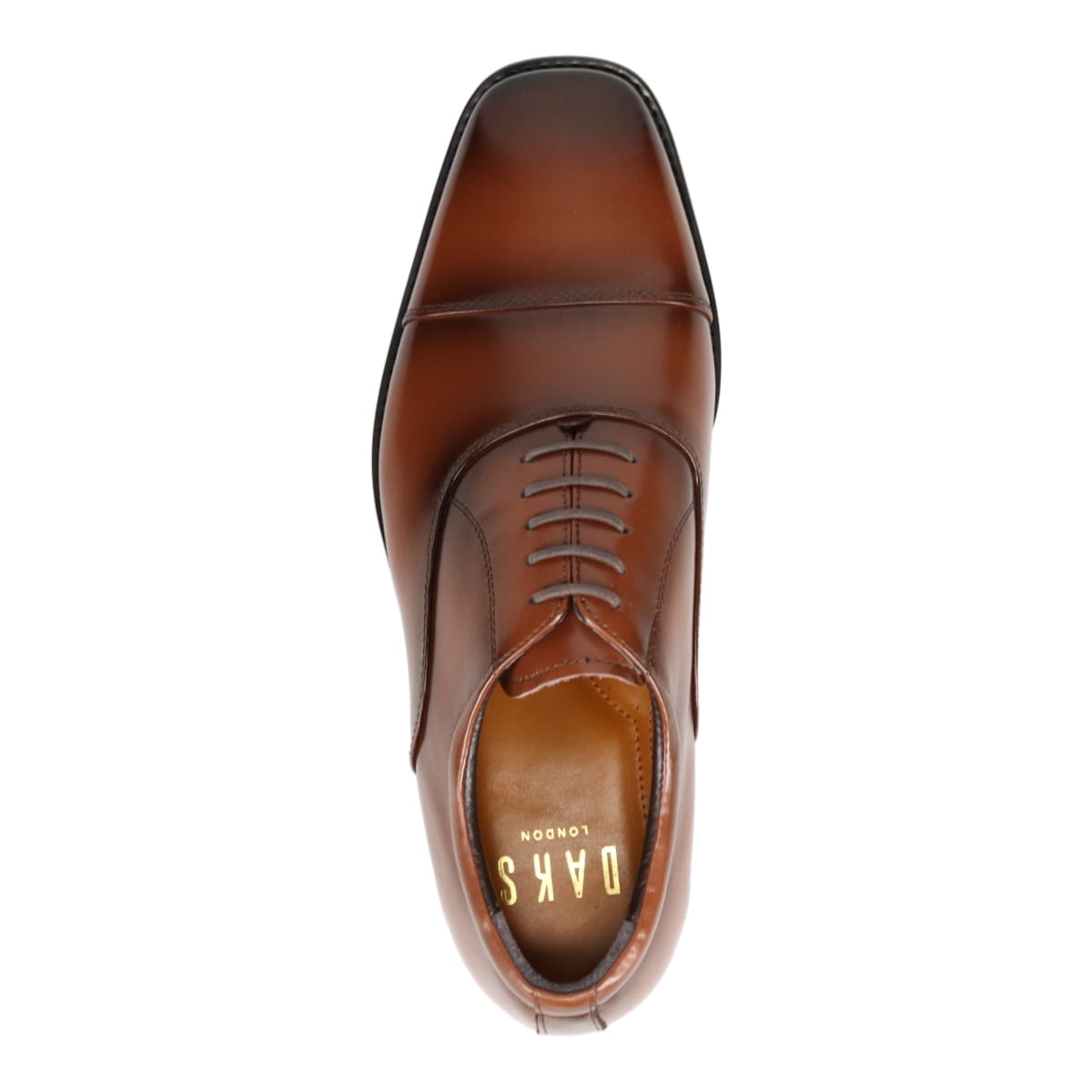 DAKS　内羽根ストレートチップ・ビジネスシューズ DA2715 L-BROWN 25.0