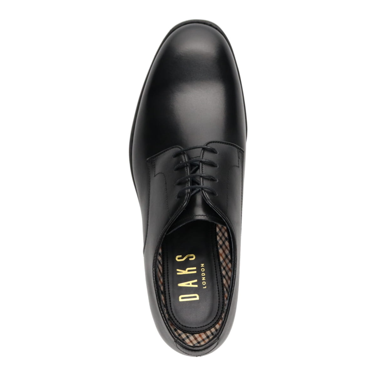 ダックス DAKS 外羽根プレーントゥ・ビジネスシューズ　DA3121 BLACK 25.0