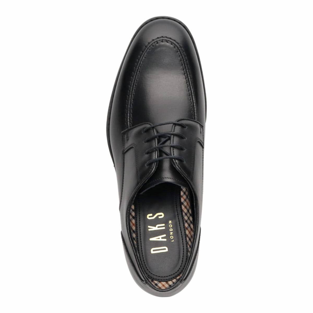 ダックス DAKS 撥水性のスコッチガード仕様 ４E レースアップ ビジネスシューズ　DA3122 BLACK 25.0