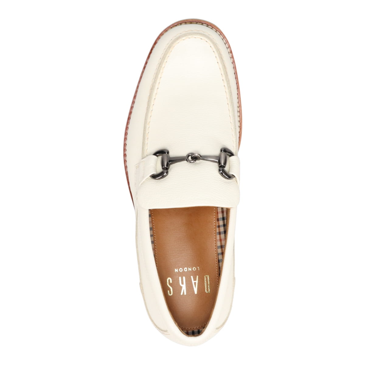 DAKS　ビット付きスリップオン・ビジカジシューズ DA5220 WHITE 25.0
