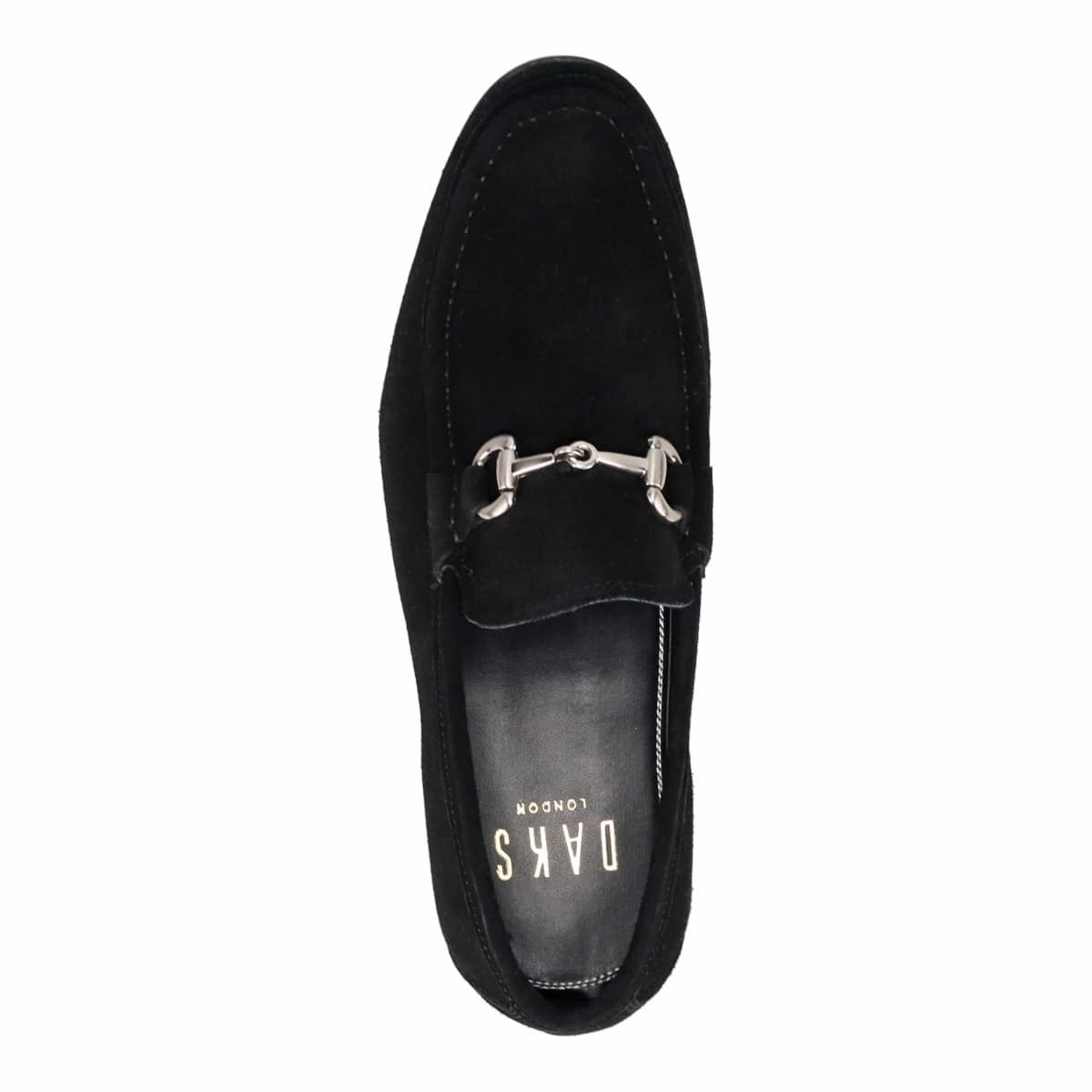 DAKS モカシンビット付きスリップオン・ビジネスシューズ DA5222 BLACK-SILKY 25.0