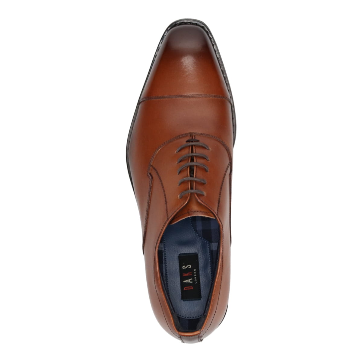 DAKS　内羽根ストレートチップ・ビジネスシューズ DA5242 L-BROWN 25.0
