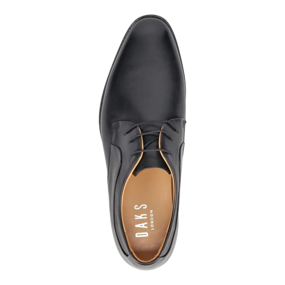 DAKS　外羽根プレーントウ・ビジネスシューズ DA8610 BLACK 25.0