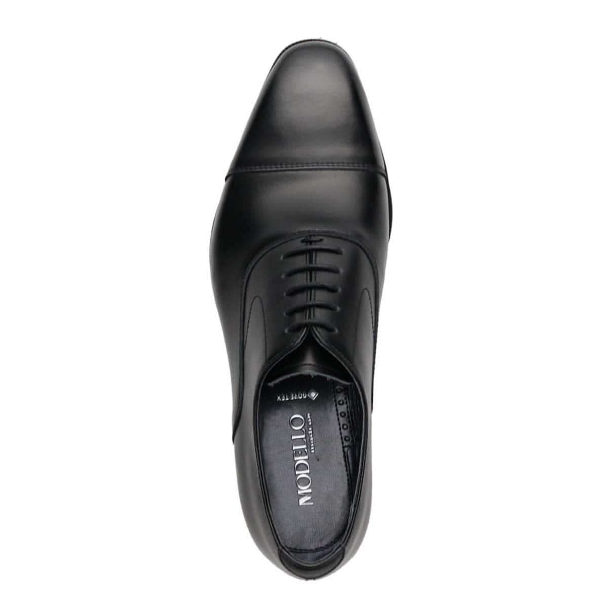 【GORE-TEX】モデロ MODELLO ゴアテックス搭載  内羽根ストレートチップ・ビジネスシューズ　DM2801G BLACK 25.0