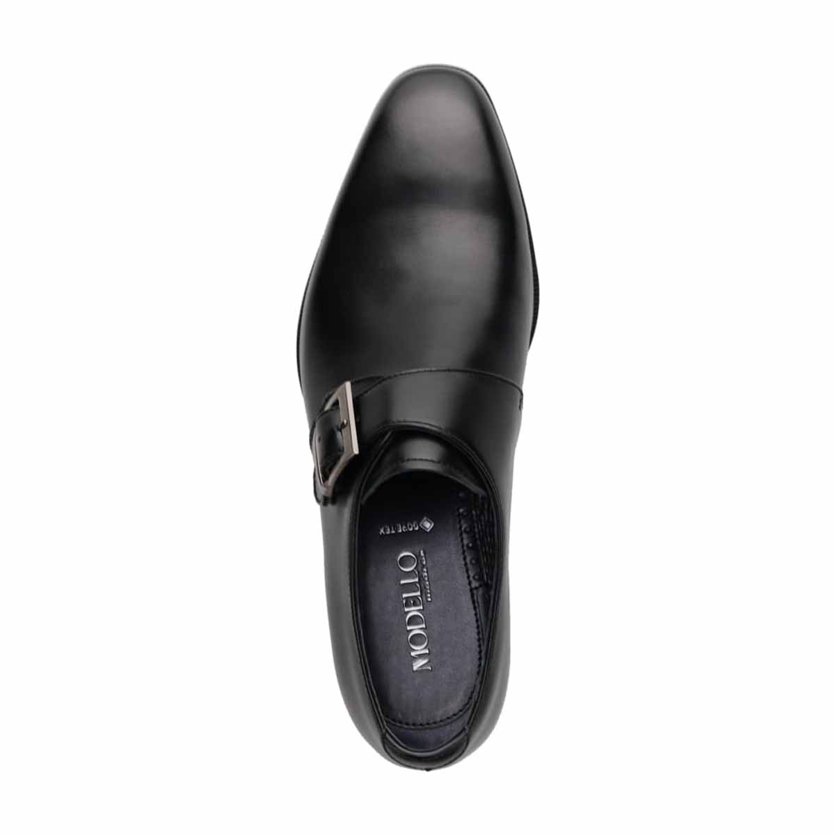 【GORE-TEX】モデロ MODELLO ゴアテックス モンクストラップドレスシューズ　DM2803GH BLACK 25.0