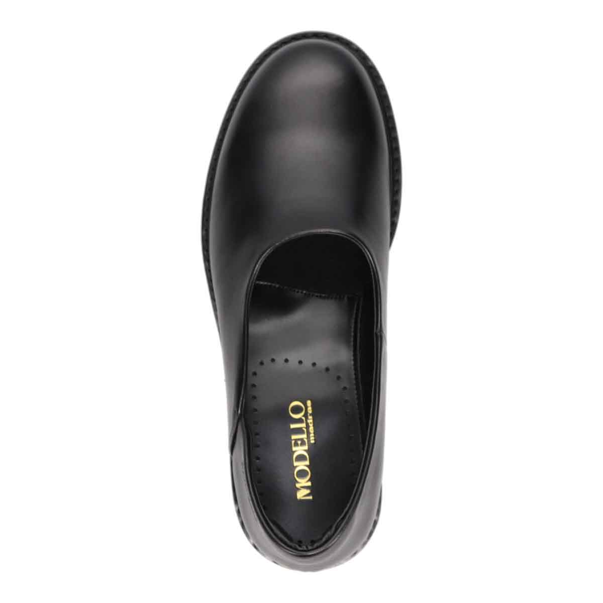 モデロ MODELLO スリッポンシューズ DM3300(25.0 BLACK): メンズ