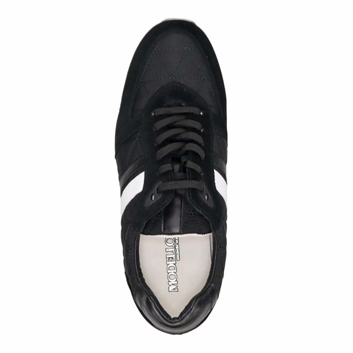 【ウィメンズサイズ】モデロ MODELLO ローカットスニーカー　DM3350 BLACK 23.0