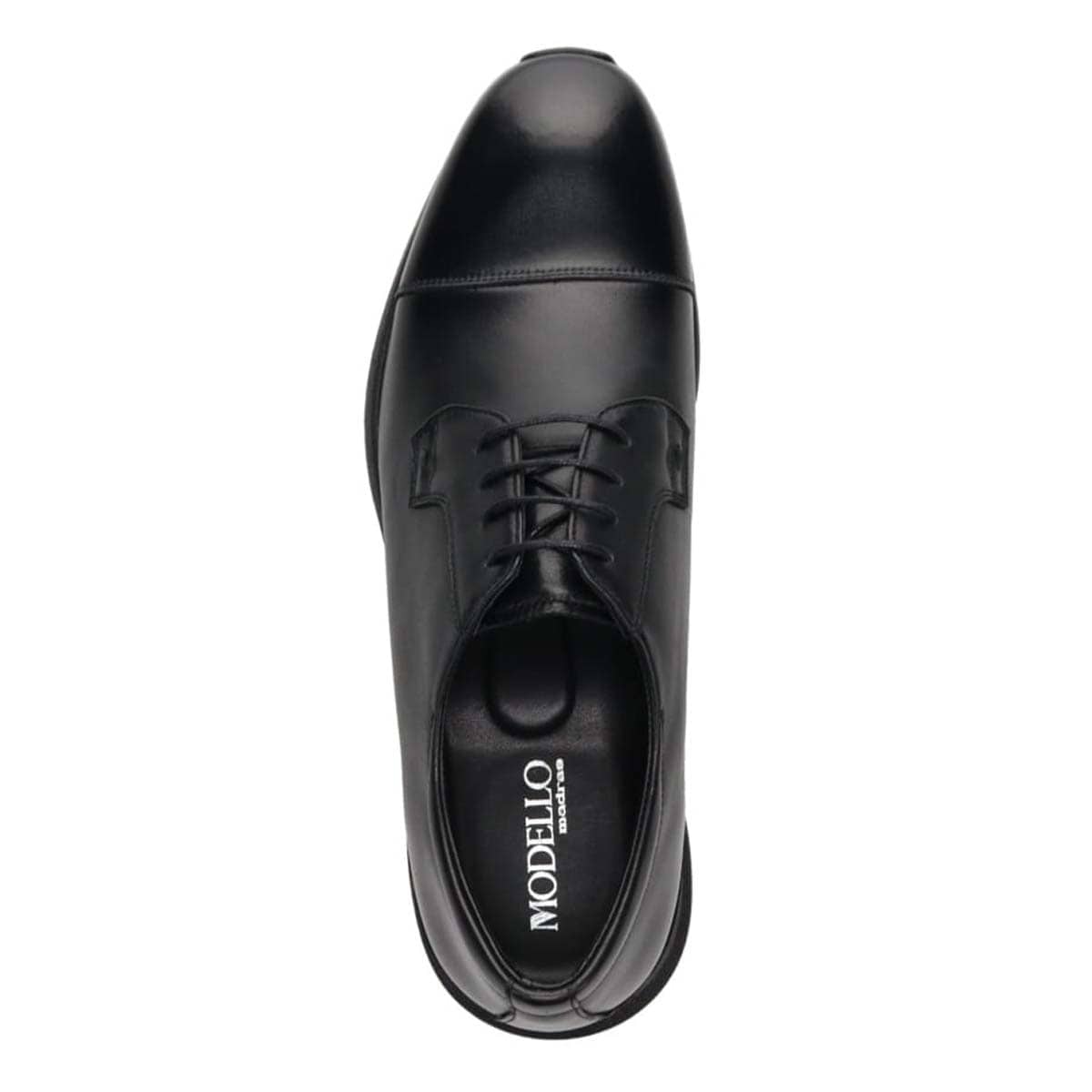 モデロ MODELLO ストレートチップドレスカジュアルレザースニーカー　DM3403 BLACK 25.0