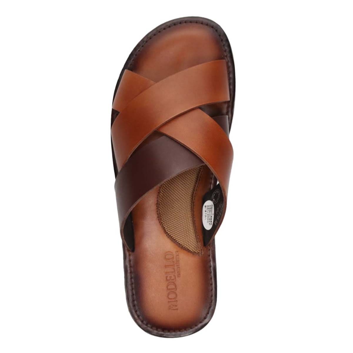 モデロ MODELLO レザーサンダル　DM5316 BROWN/DARKBROWN M(25.0～25.5cm)
