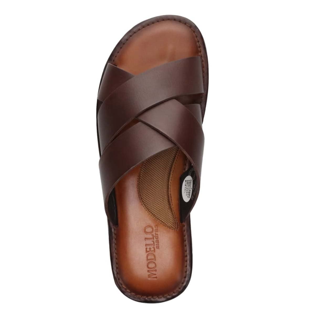 モデロ MODELLO レザーサンダル　DM5316 D-BROWN M(25.0～25.5cm)