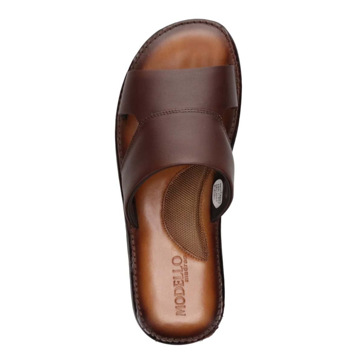 モデロ MODELLO レザーサンダル　DM5317 D-BROWN M(25.0～25.5cm)