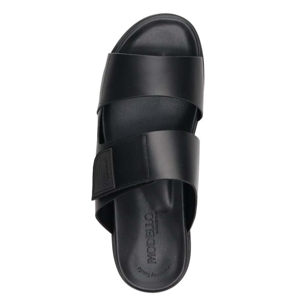 モデロ MODELLO 「リカバリーインソール」搭載で指圧効果により血行を115％促進。Recovery厚底サンダル　DM5320R BLACK M