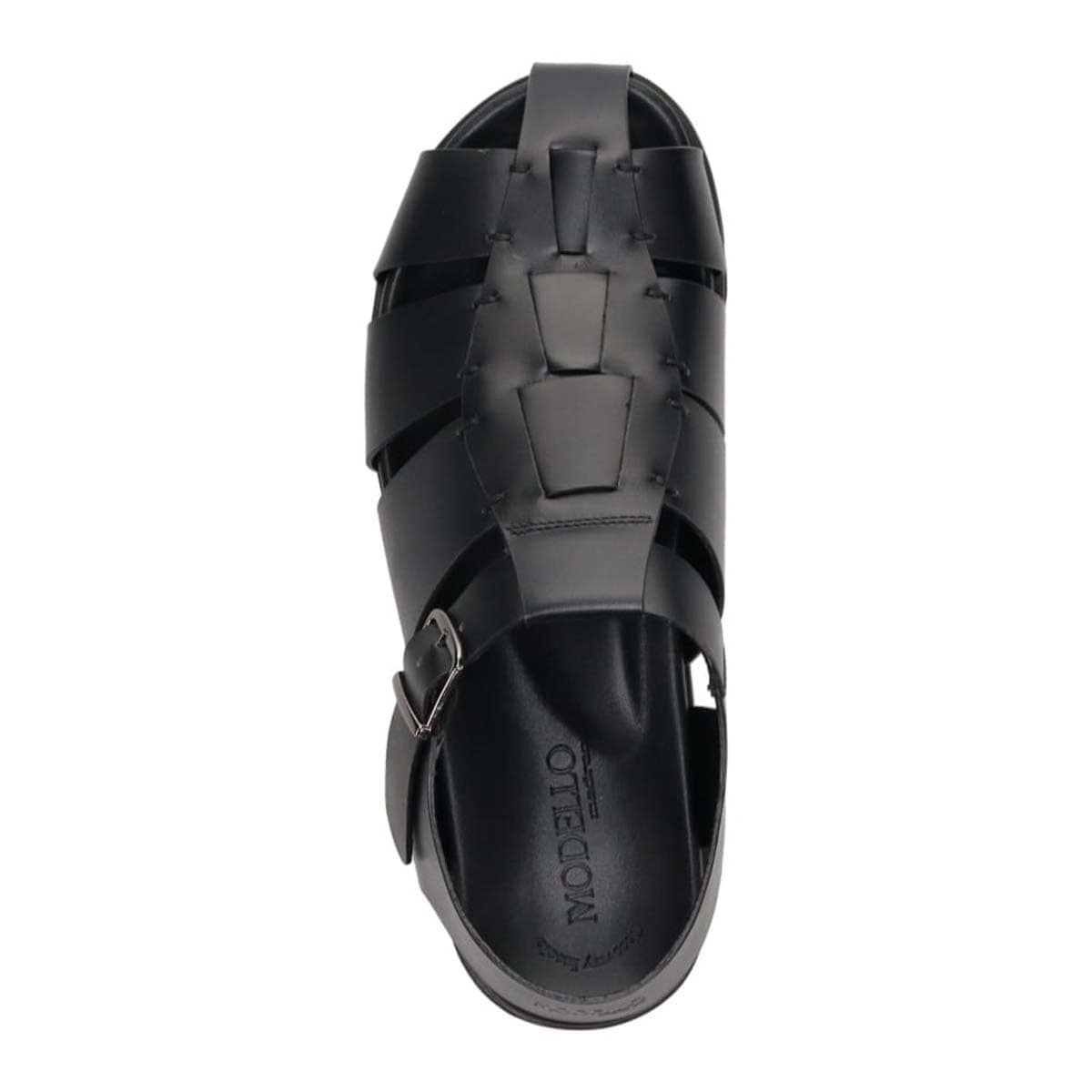モデロ MODELLO 「リカバリーインソール」搭載で指圧効果により血行を115％促進。Recovery厚底サンダル　DM5321R BLACK M
