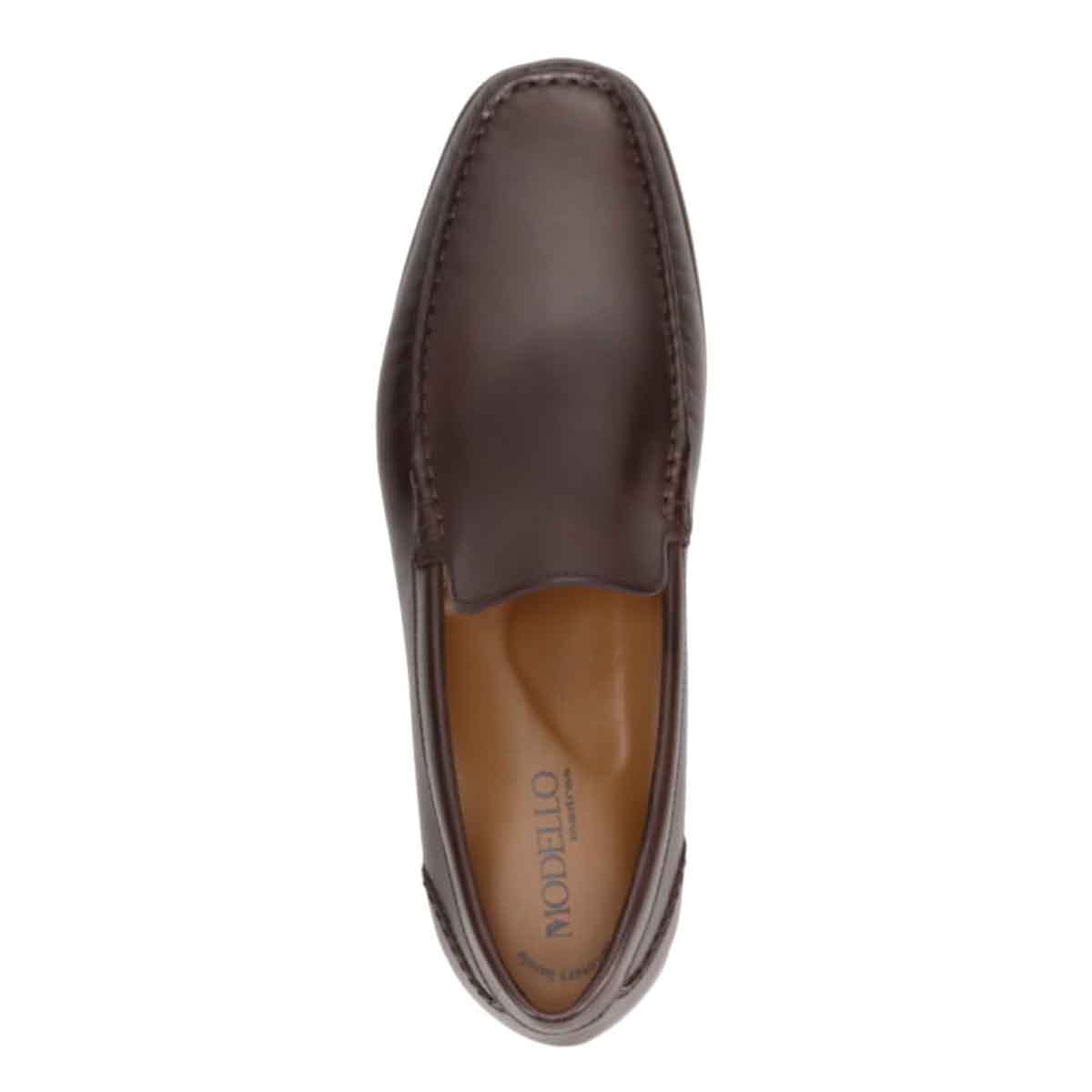 モデロ MODELLO 「Recovery Shiatsu Insole」搭載で指圧効果により血行を115％促進。 COVERROSS Bee  ユーチップ スリッポンドレスシューズ　DM5515R D-BROWN 25.0