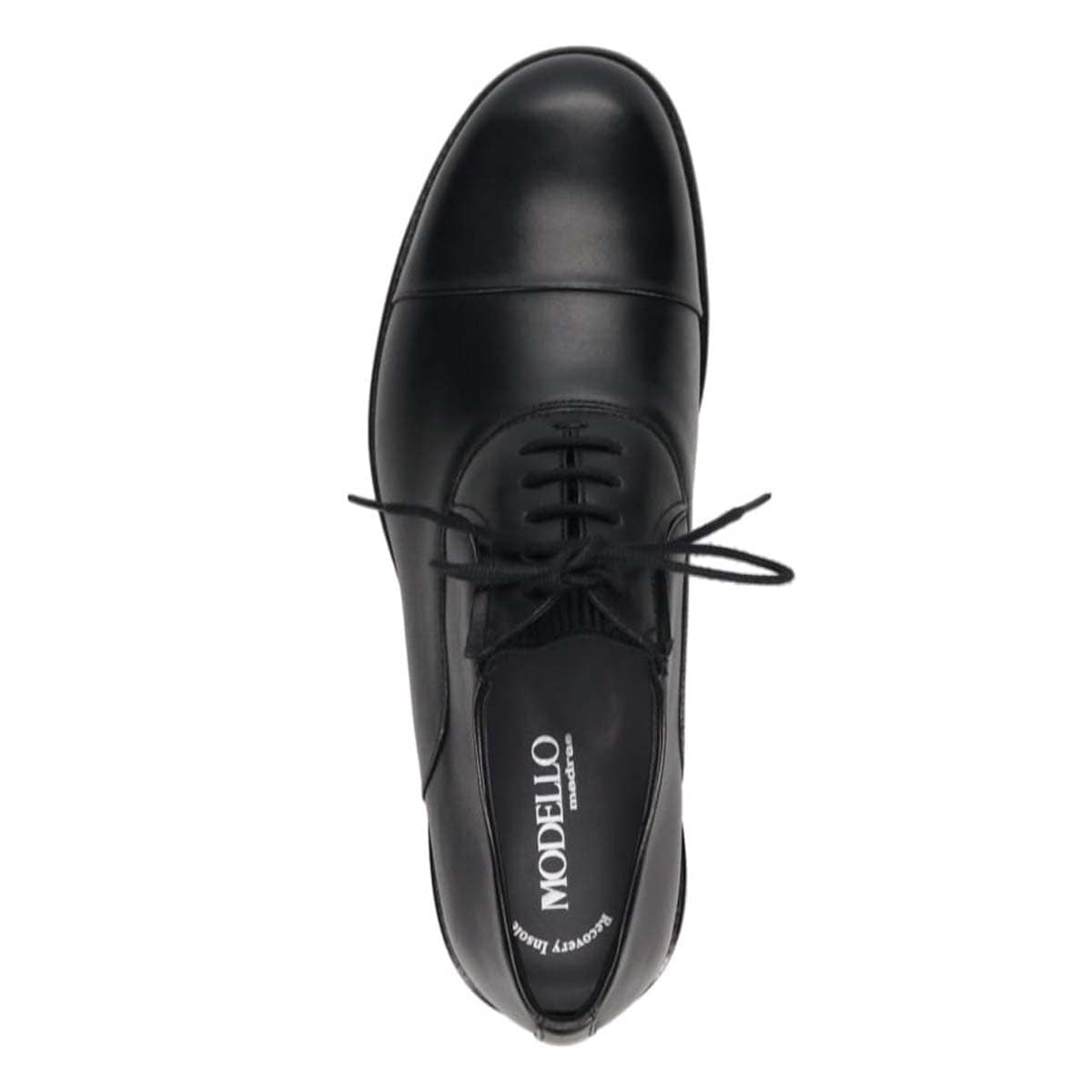 モデロ MODELLO 「リカバリーインソール」搭載で指圧効果により血行を115％促進。内羽根ストレートチップ ドレスシューズ　DM5518XR BLACK 25.0