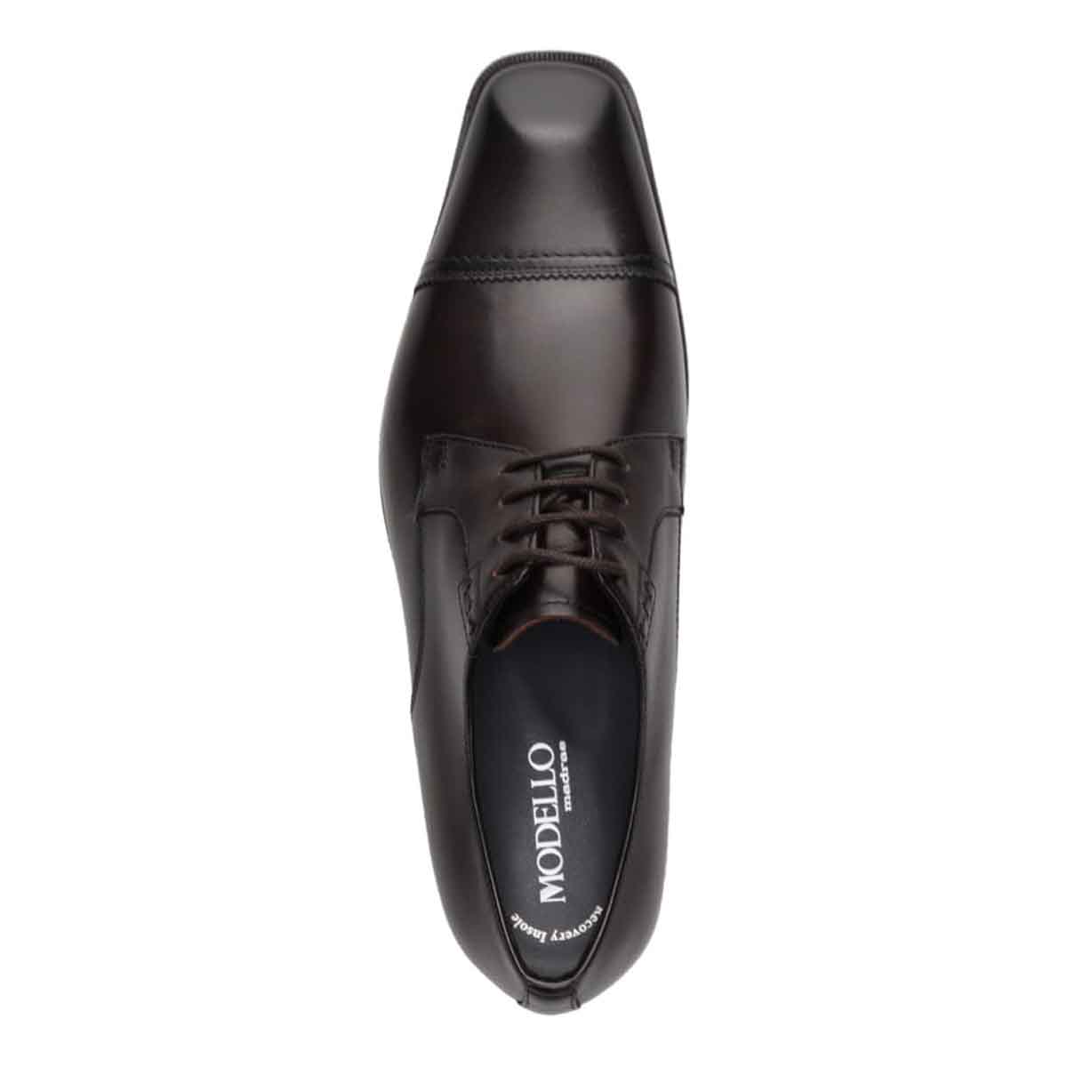 モデロ MODELLO 「リカバリーインソール」搭載で指圧効果により血行を115％促進。外羽根ストレートチップ ドレスシューズ　DM5521XR D-BROWN 25.0
