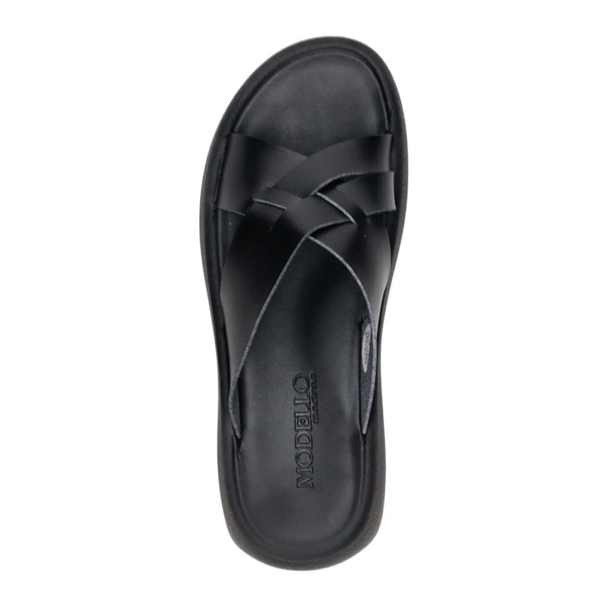 モデロ MODELLO メンズ フラットサンダル　DM5911X BLACK M（25～25.5）