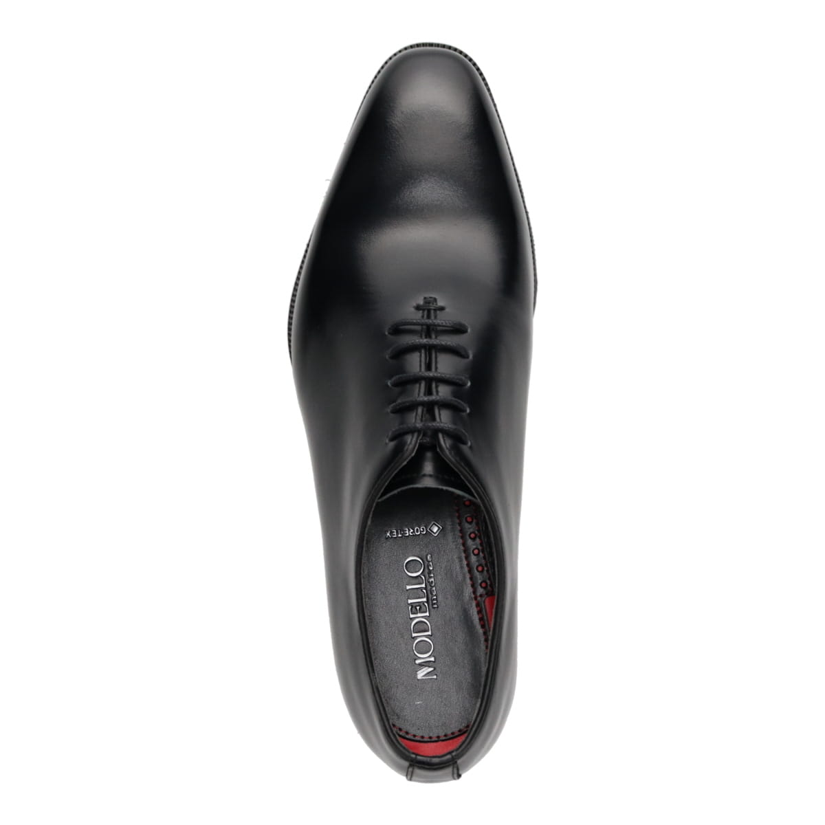 【GORE-TEX】モデロ MODELLO ゴアテックス搭載  ホールカット・ビジネスシューズ　DM802G BLACK 25.0