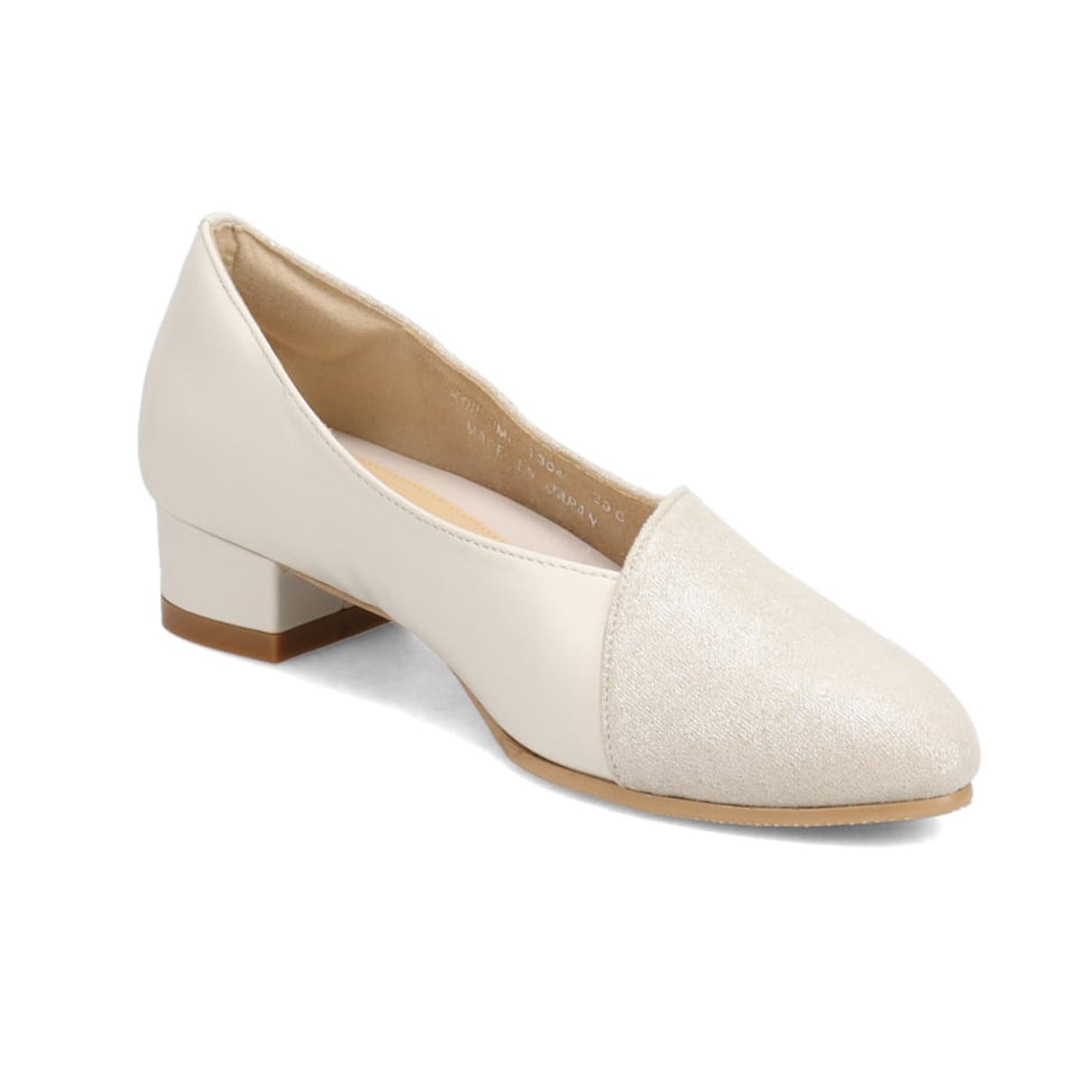 モデロ MODELLO ポインテッドトゥ・ローヒールパンプス DML1304 IVORY 23.0