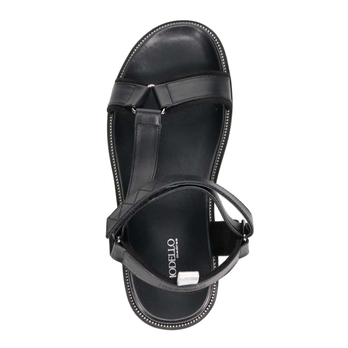 モデロ MODELLO ウェッジサンダル  DML1926 BLACK M　(23.0～23.5)