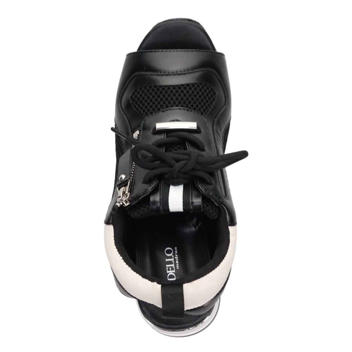 モデロ MODELLO 「リカバリーインソール」搭載で指圧効果により血行を115％促進。Recoveryヒールスニーカーサンダル　DML1940R BLACK 23.0