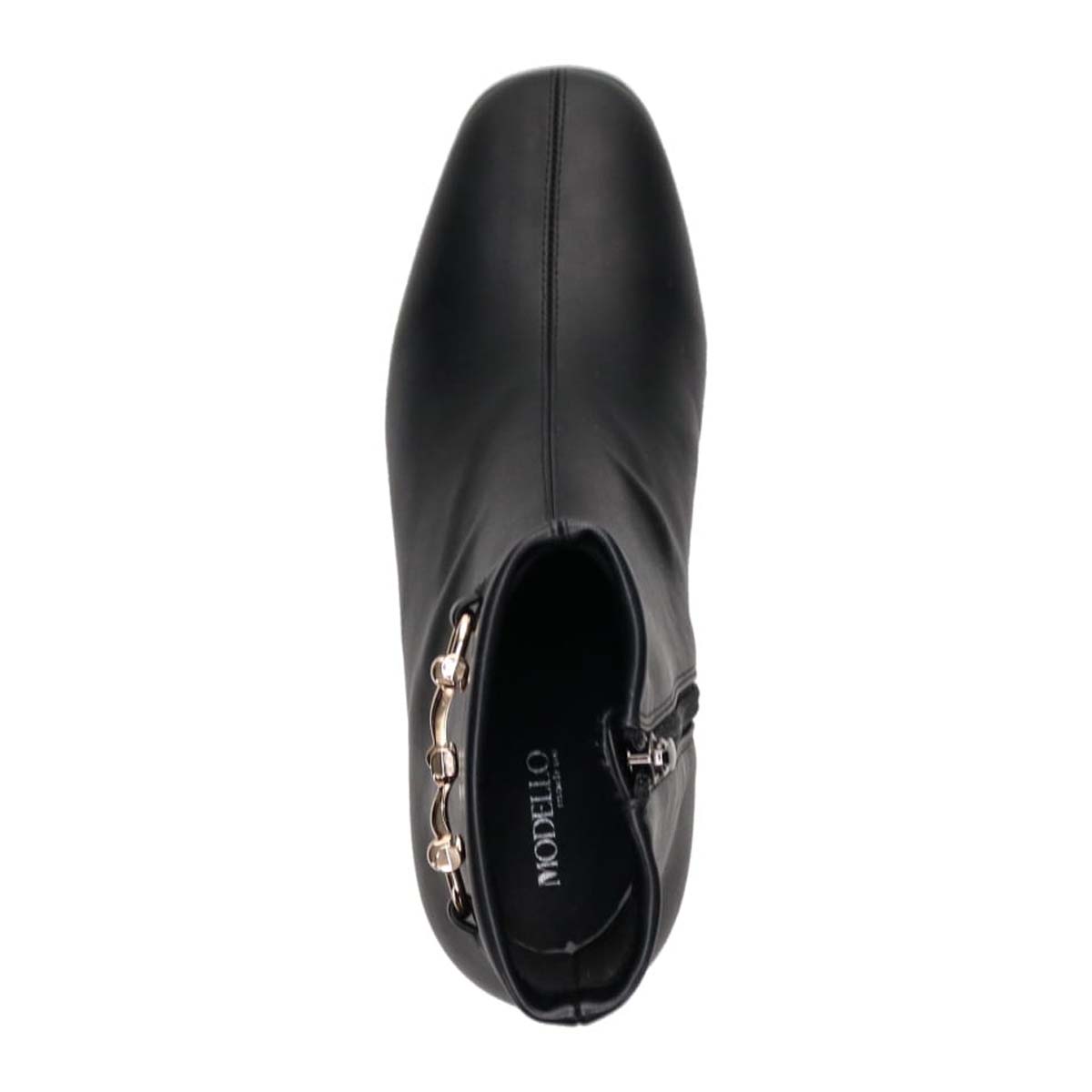 【撥水仕様】モデロ MODELLO ショートブーツ  DML3103 BLACK 23.0