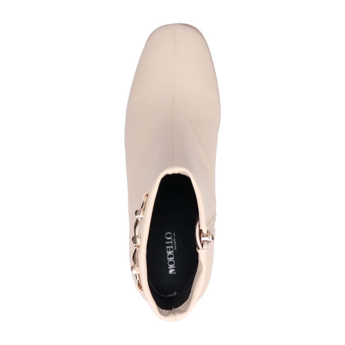 【撥水仕様】モデロ MODELLO ビット付きショートブーツ  DML3103 L-BEIGE 23.0