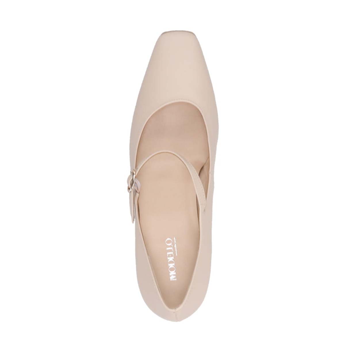モデロ MODELLO 5.0ｃｍヒール ストラップパンプス  DML3602 BEIGE 23.0